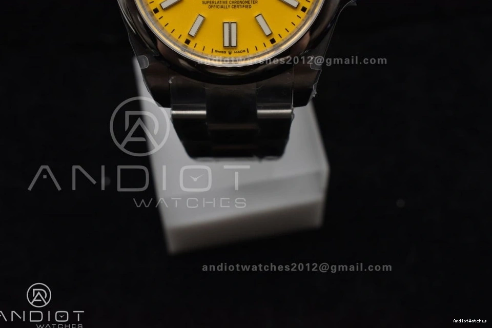 Perpetual Edition A EasyMatch 1:1 Best Yellow DIWF Oyster 904L Steel Dial 952 41mm 124300 0215